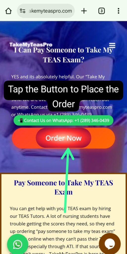How it Works with Take My TEAS Exam